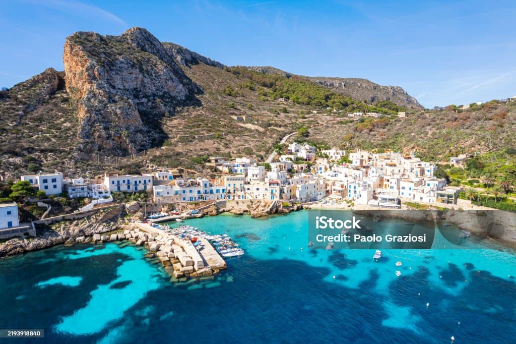 Isole Egadi vista aerea