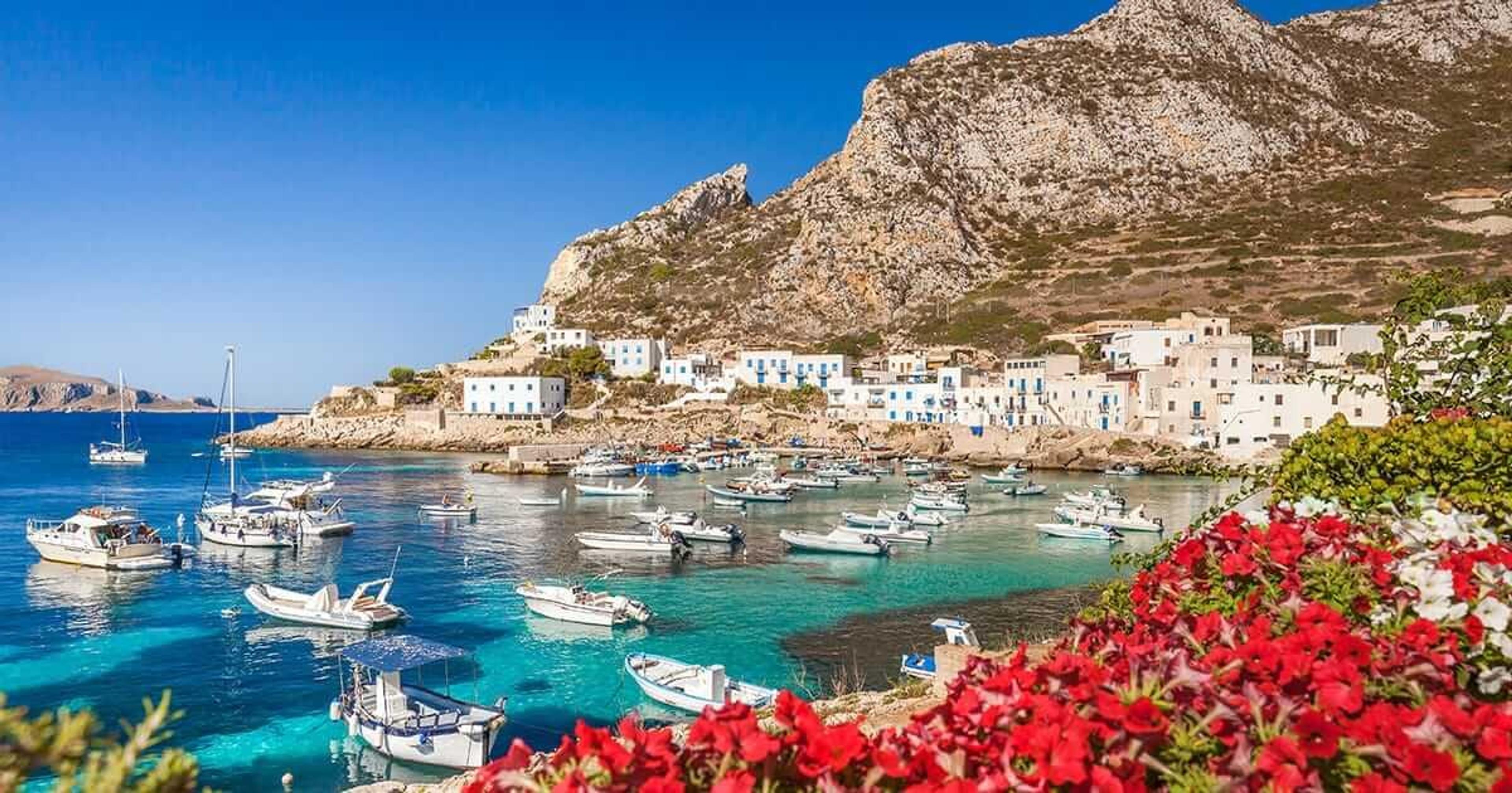 Isole Egadi vista aerea